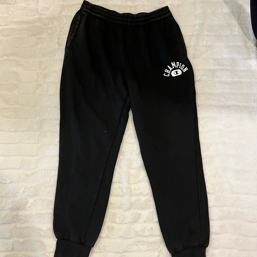 Champion black sweatpant size L